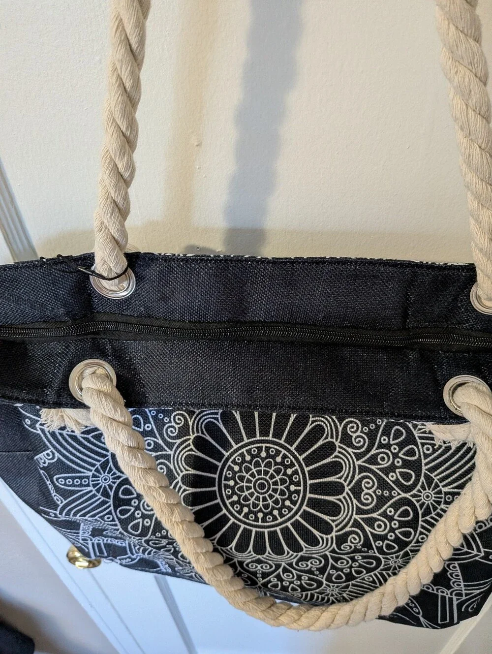 NWT Tesalate Jumbo Tote Bag With Rope Handle